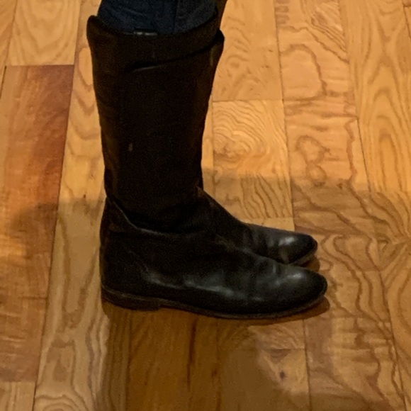 Frye Paige Tall Riding Boots in Black EUC - size 8 - Picture 6 of 7